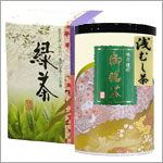 【紙缶入り個装】浅むし煎茶 若葉:100g